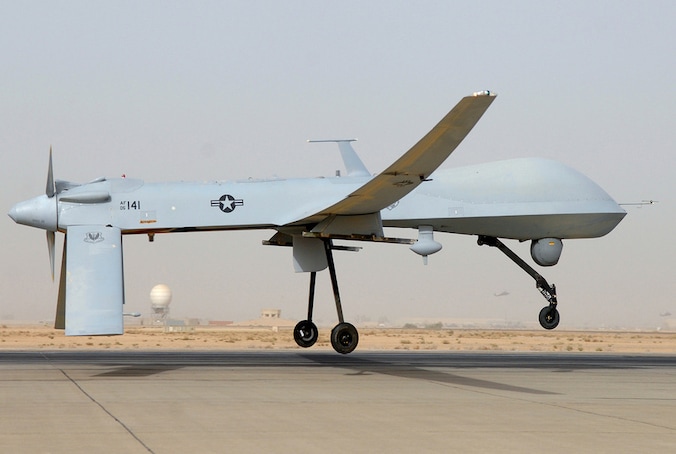 Het Pentagon zegt dat Iran op 1 november op een bewakingsdrone van de VS gevuurd heeft in de Golf, maar miste.