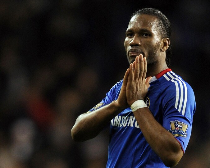Didier Drogba is zeer geliefd in zijn vaderland Ivoorkust.
