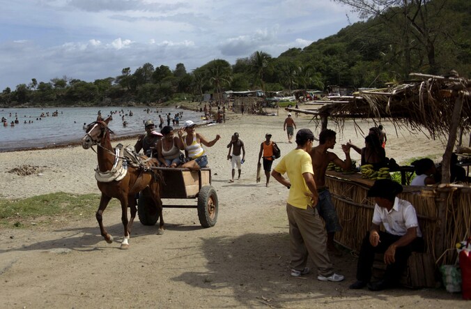 De inwoners van Haïti bereiden zich voor op de tropische storm Haïti.
