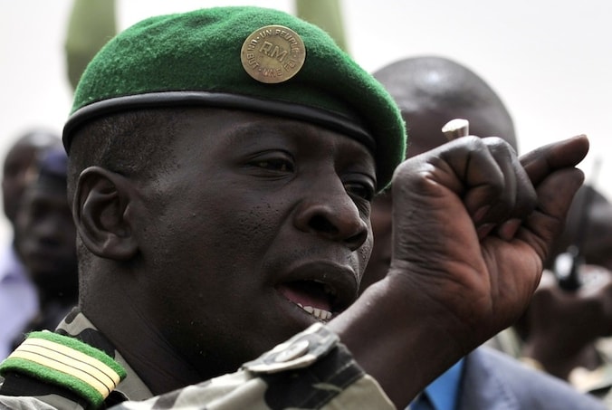 Amadou Sanogo, leider van de militaire junta in Mali.