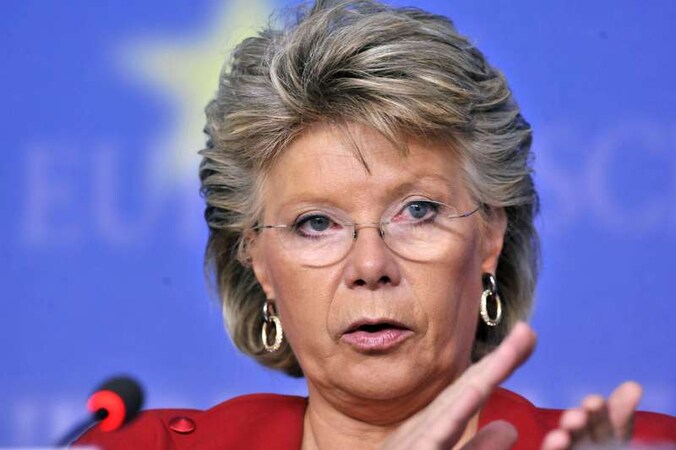 Europees commissaris van Justitie Viviane Reding.