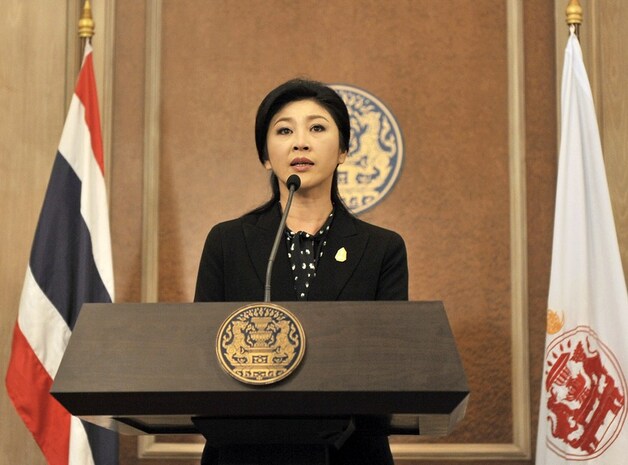De Thaise premier Yingluck Shinawatra.