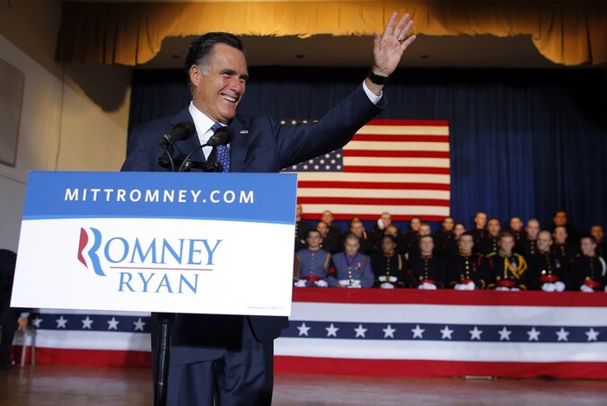 Republikeins presidentskandidaat Mitt Romney.