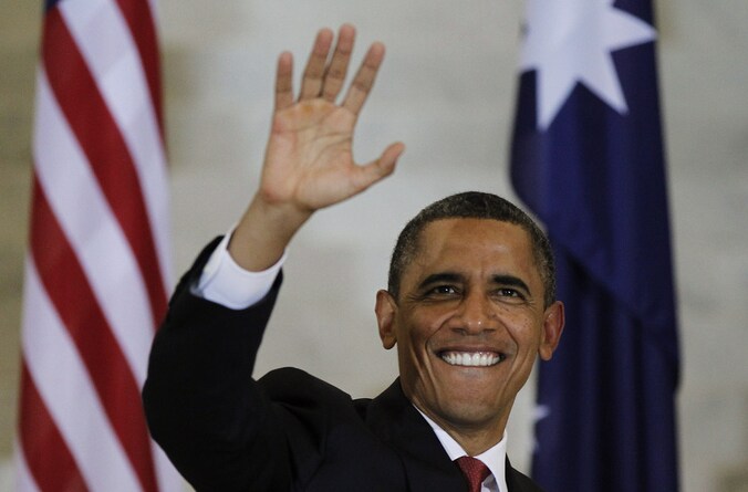 President Barack Obama is momenteel op werkbezoek in Australië.