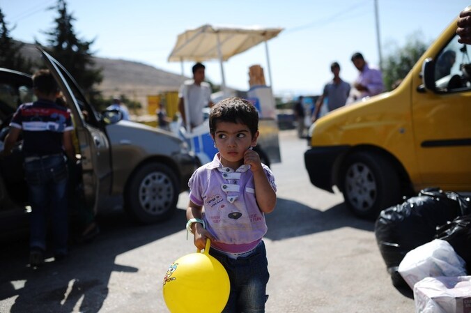 Een Syrische vluchteling in Turkije.