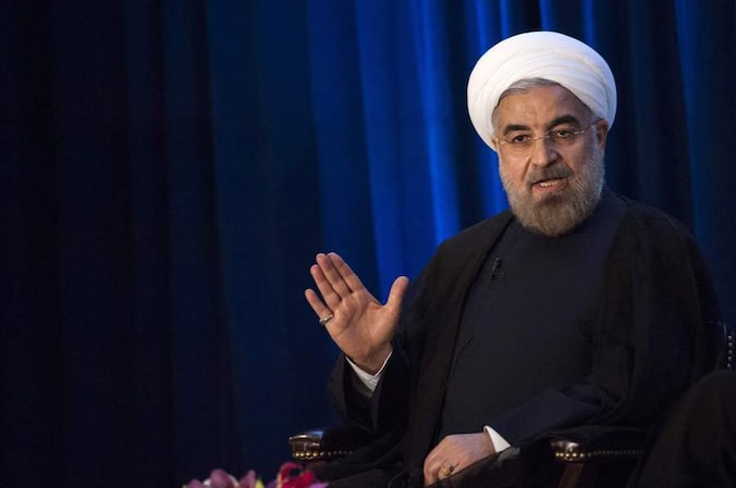 De Iraanse president Hassan Rohani.