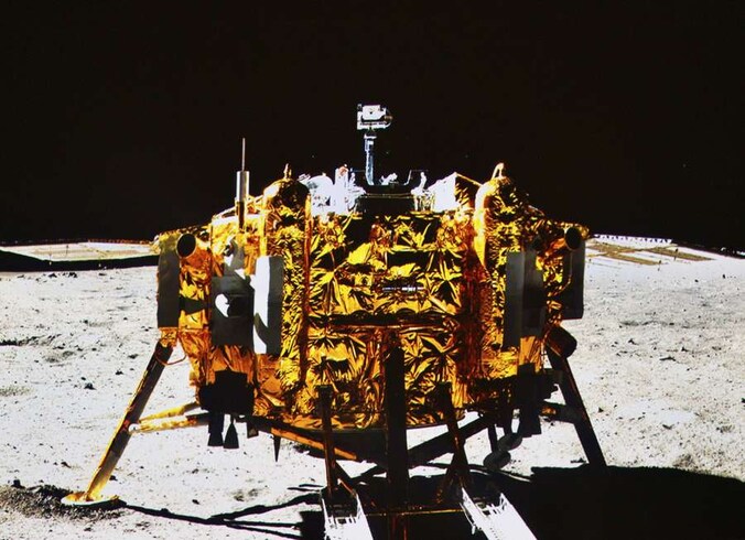 De Chinese Maanlander Chang'e-3.