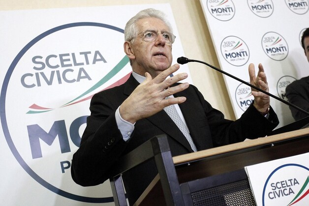 Huidig premier Mario Monti.