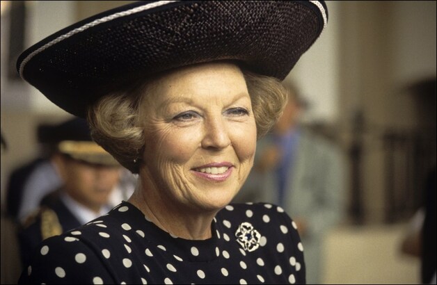 De aftredende Nederlandse koningin Beatrix.