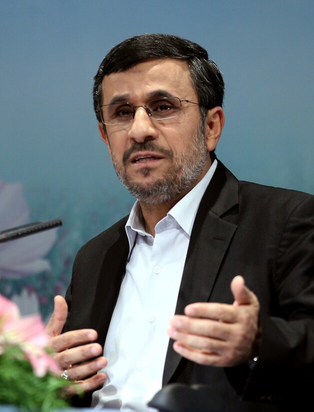 De Iraanse president Mahmoud Ahmadinejad