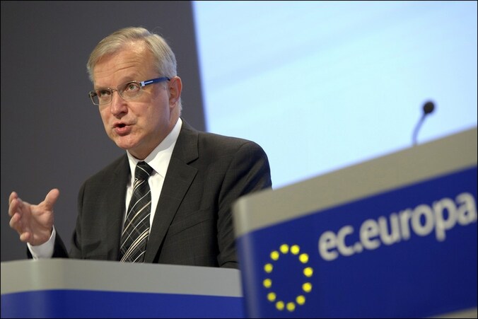 Eurocommissaris Olli Rehn.