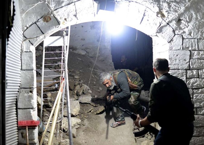 Rebellen vechten ook nog steeds in Aleppo.