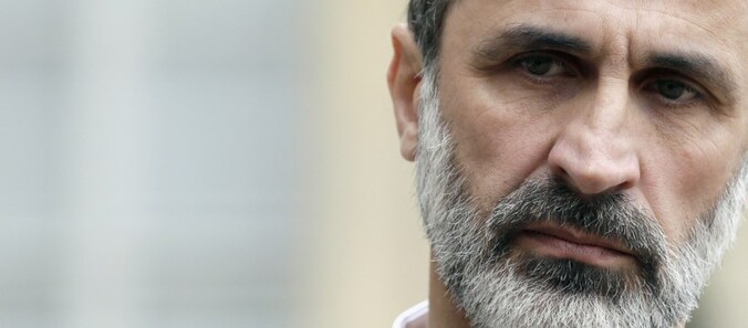 Oppositievoorzitter Ahmed Moaz al-Khatib.