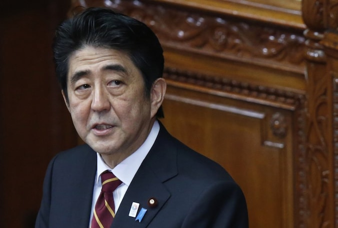 Premier Shinzo Abe.
