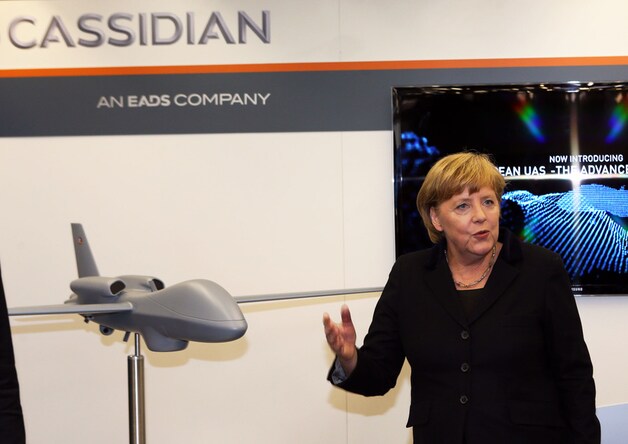 De Duitse bondskanselier Angelina Merkel.