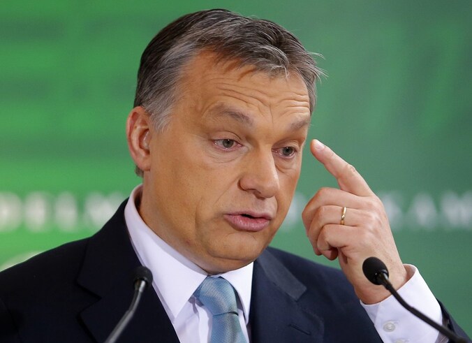 De Hongaarse premier Orban.