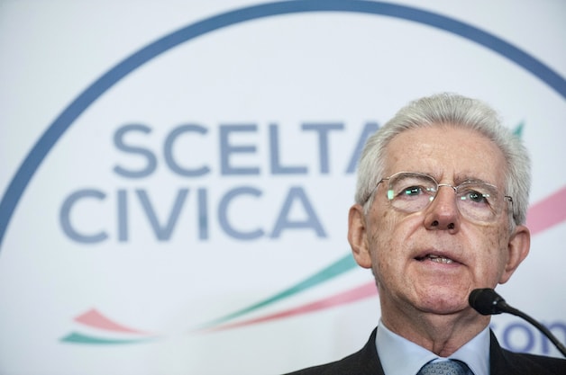 Huidig premier Mario Monti.
