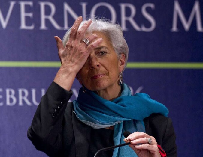 IMF-topvrouw Christine Lagarde.