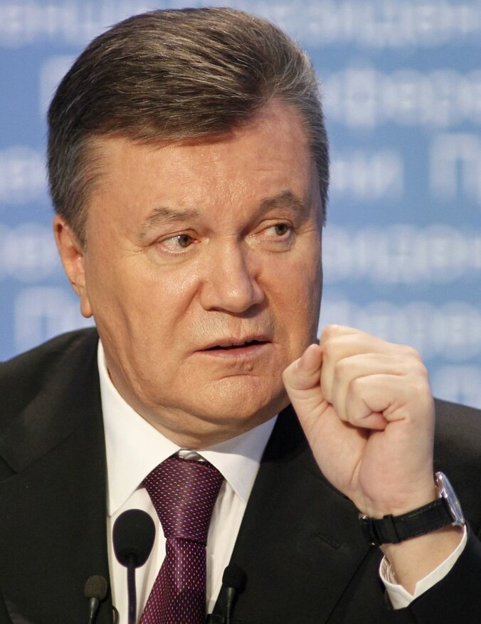 Oekraïnse president Viktor Janoekovitsj.