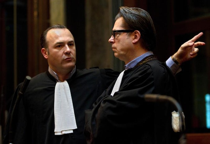 Meester Olivier Martins (l).