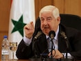 De Syrische minister van Buitenlandse Zaken, Walid al-Moallem.