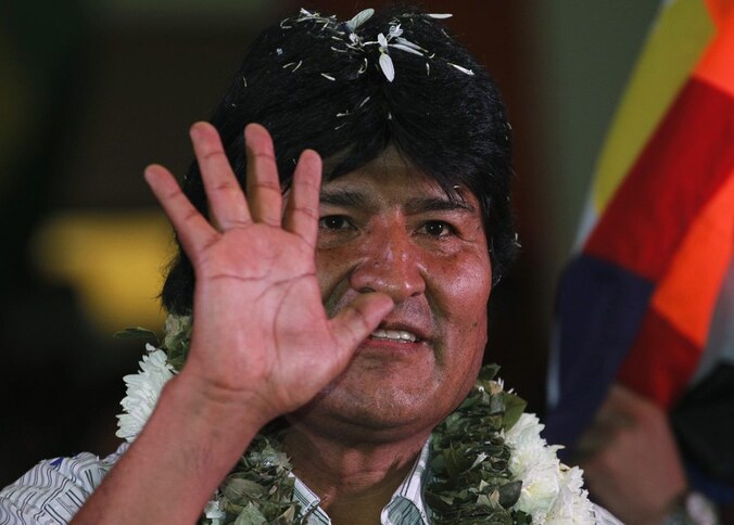 Morales was 'not amused' met de tussenlanding in Wenen.