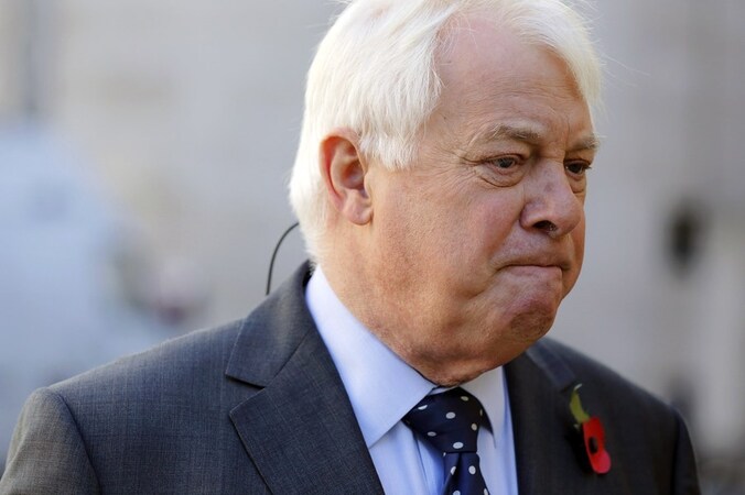 Chris Patten, voorzitter van de BBC Trust.
