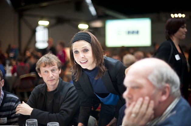 Francesca Vanthielen draagt ook haar steentje bij.