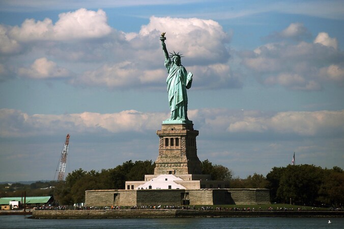 Het Amerikaanse Vrijheidsbeeld in New York.