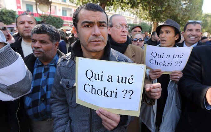 De dood van oppositieleider Chokri Belaid stortte het land in een politieke crisis.