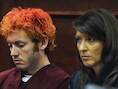 James Holmes bij zijn eerste verhoor.