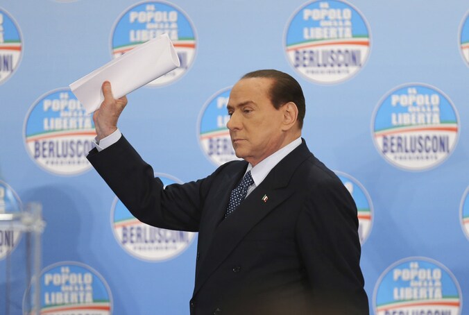 De Italiaanse rente is de afgelopen weken gestegen door de zorgen over een mogelijke comeback van de omstreden ex-premier Silvio Berlusconi.
