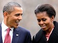 Barack en Michelle Obama.