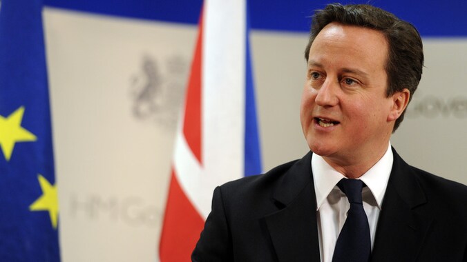David Cameron haalde zijn slag thuis.