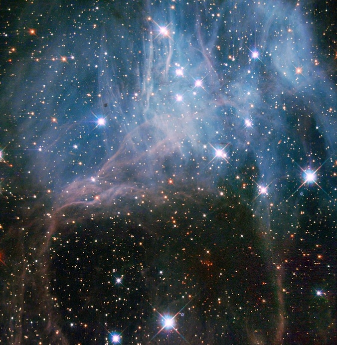 Een beeld, vastgelegd door de Hubble-telescoop.