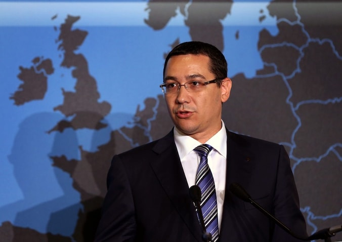 De socialistische premier Victor Ponta.