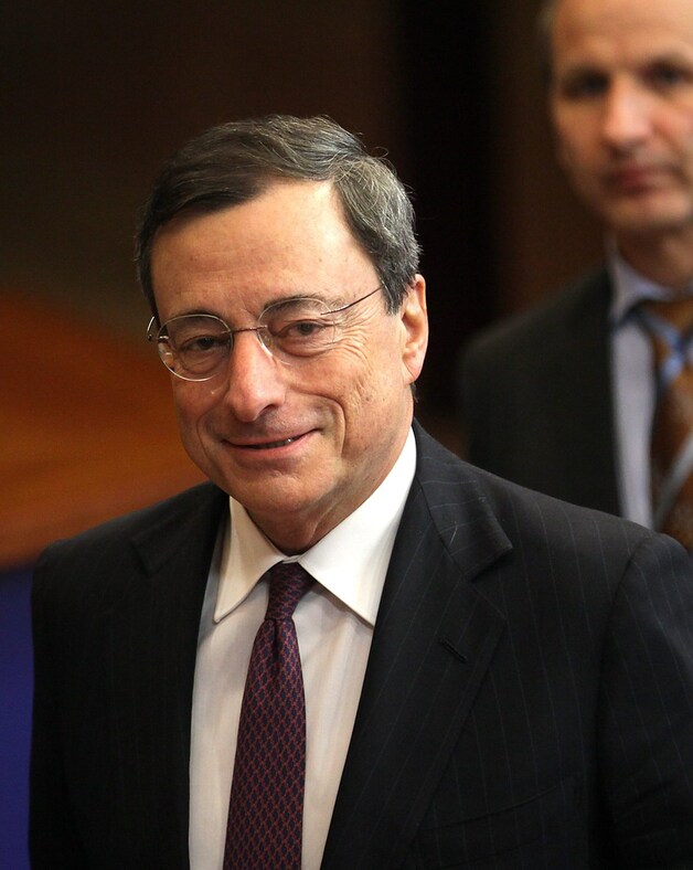 ECB-voorzitter Mario Draghi.