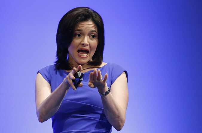 Facebook-COO Sheryl Sandberg in Tokyo.