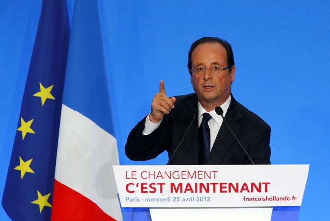 Frans presidentskandidaat Francois Hollande.