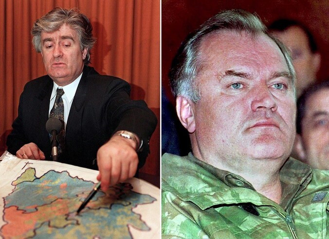 Radovan Karadzic en Ratko Mladic