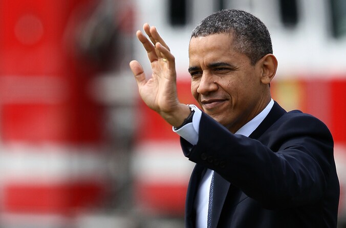De cijfers zijn een opsteker voor president Obama.