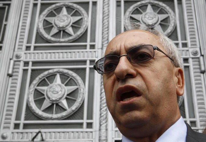 Abdel Basset Sayda van de Syrische Nationale Raad.