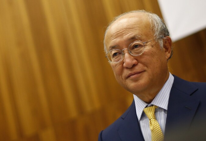 Yukiya Amano, de directeur-generaal van het Internationaal Atoomagentschap.