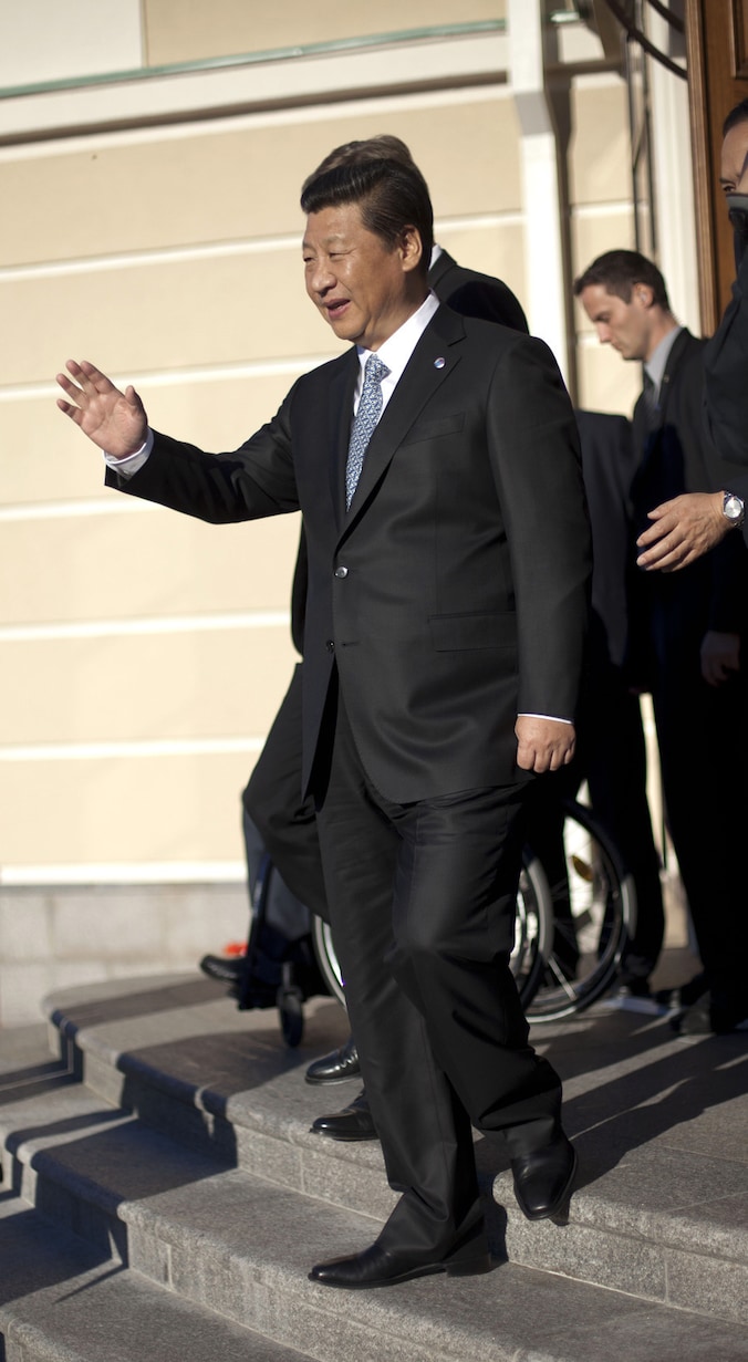 De Chinese president Xi Jinping op de G20-top.