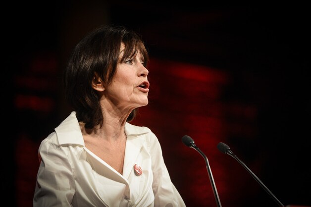 Minister van Volksgezondheid Laurette Onkelinx (PS).