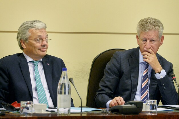 Didier Reynders en Pieter De Crem.