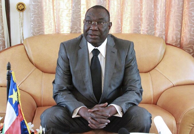 Interim-president Michel Djotodia van de Centraal-Afrikaanse Republiek.