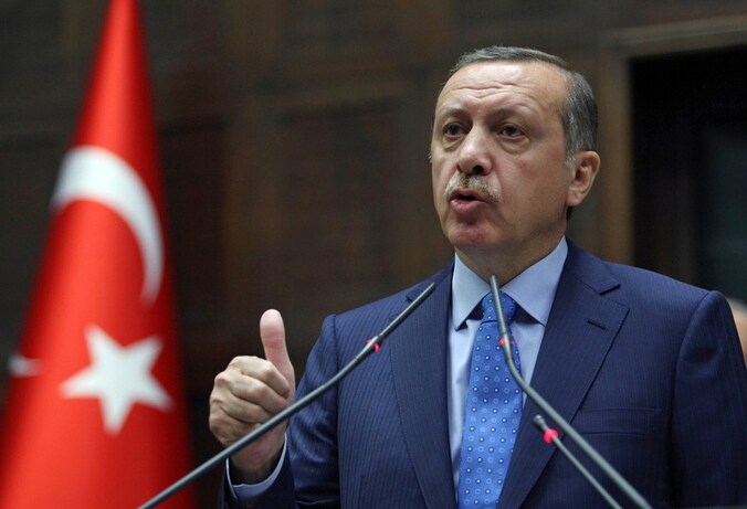 De Turkse premier Recep Tayyip Erdogan.