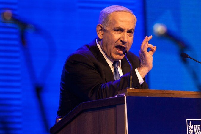 Huidig premier Benjamin Netanyahu is volgens de peilingen op weg naar winst.
