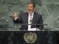 De president van Egypte Mohammed Morsi